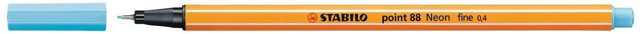 Stabilo Point 88 Rotulador de Punta Fina de Fibra - Trazo de 0.4 mm - Tinta con Base de Agua - Color