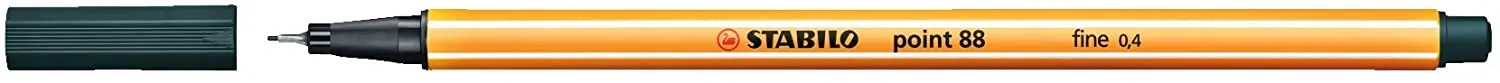 Stabilo Point 88 Rotulador de Punta Fina de Fibra - Trazo de 0.4 mm - Tinta con Base de Agua - Color