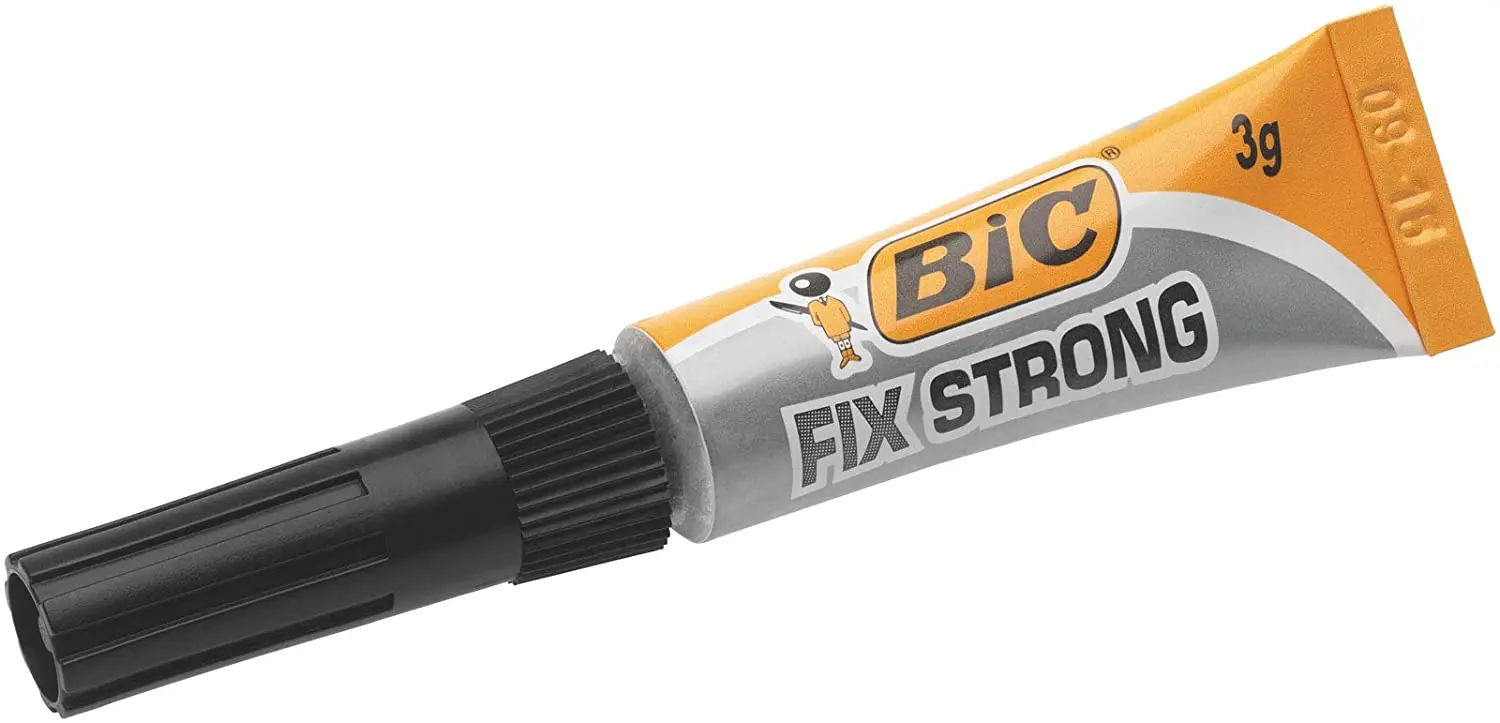 Bic Fix Strong Pegamento de Contacto Extra Fuerte 3gr - Uso en Madera, Plastico y Porcelana - No Got