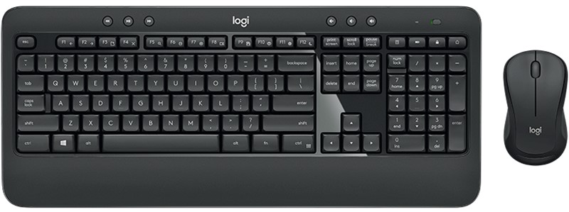Logitech MK540 Advanced Pack Inalambrico Teclado K540 + Raton M310 3 Botones - Uso Ambidiestro - Col