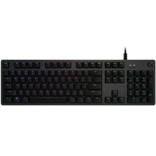 Logitech G512 Teclado Mecanico Gaming USB - Teclas Mecanicas GX Brown - Iluminacion RGB Lightsync - 