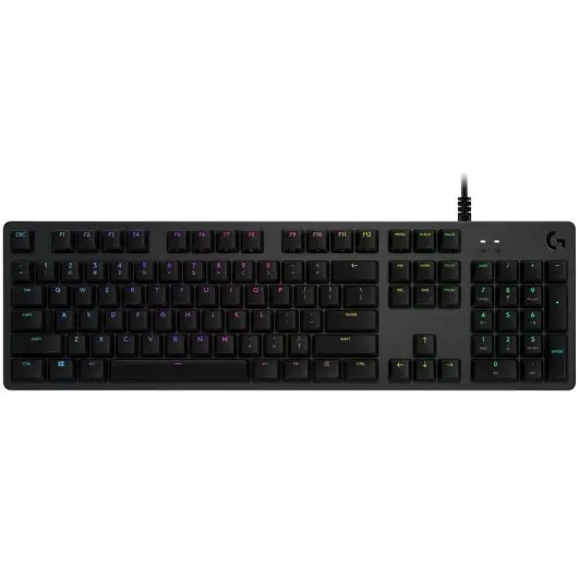 Logitech G512 Teclado Mecanico Gaming USB - Teclas Mecanicas GX Brown - Iluminacion RGB Lightsync - 