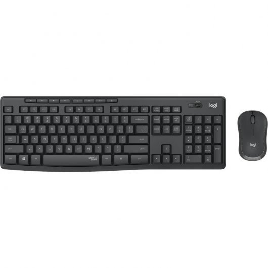 Logitech MK295 Pack Inalambrico Teclado + Raton 1000dpi 3 Botones - Teclas y Botones Silenciosos - U