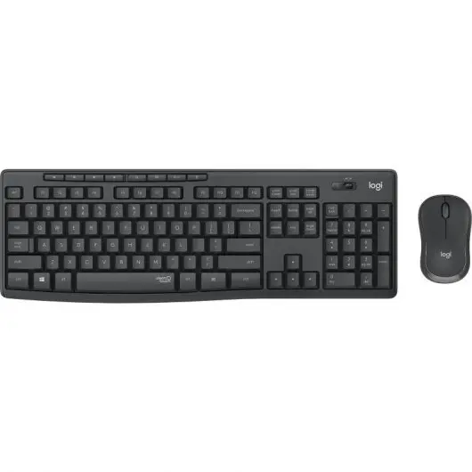 Logitech MK295 Pack Inalambrico Teclado + Raton 1000dpi 3 Botones - Teclas y Botones Silenciosos - U