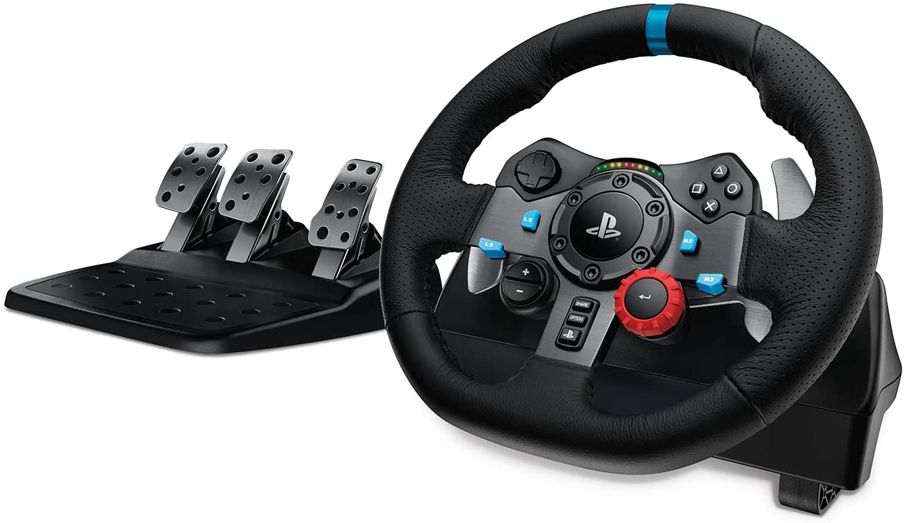 Logitech G29 Driving Force Juego de Volante y Pedales Compatible con PS3, PS4, PS5 y PC - Giro 900� 