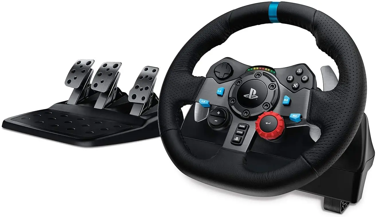 Logitech G29 Driving Force Juego de Volante y Pedales Compatible con PS3, PS4, PS5 y PC - Giro 900� 