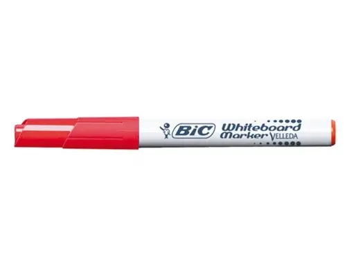 Bic Velleda 1741 Marcador para Pizarra - Punta de 4.5 mm - Trazo 1.4mm - Tinta con Base de Acetona -