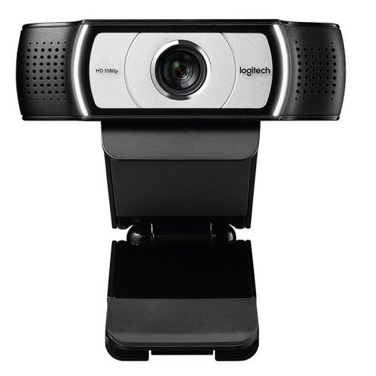 Logitech C930e Webcam HD 1080p - USB 2.0 - Microfonos Integrados - Enfoque Automatico - Angulo de Vi