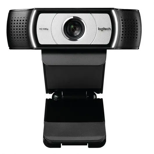 Logitech C930e Webcam HD 1080p - USB 2.0 - Microfonos Integrados - Enfoque Automatico - Angulo de Vi