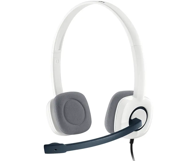 Logitech H150 Auriculares con Microfono - Microfono Plegable - Diadema Ajustable - Almohadillas Acol