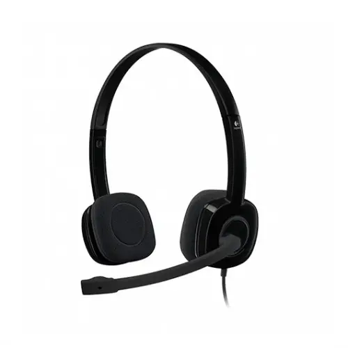 Logitech H151 Auriculares con Microfono - Microfono Giratorio - Controles en Cable - Diadema Ajustab