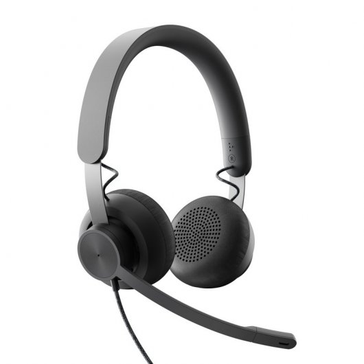 Logitech Zone Wired Auriculares con Microfono Plegable USB-C - Adaptador a USB-A - Diadema Ajustable