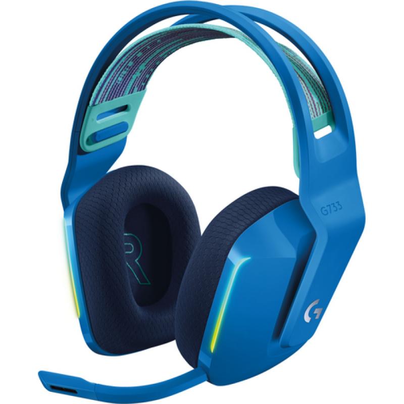 Logitech G733 Auriculares Gaming Inalambricos DTS 7.1 con Microfono - Tecnologia Lightspeed - Ilumin