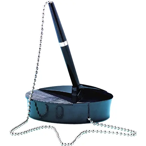 Fellowes Boligrafo con Peana - Base Pesada Antideslizante - Cadena Contra Robo de 520mm - Color Tint