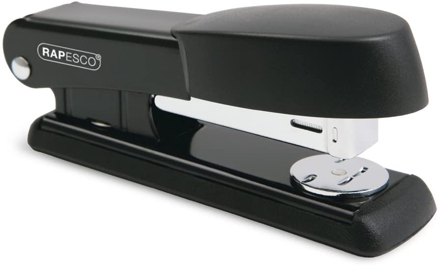 Rapesco Bowfin Grapadora Metalica de Sobremesa - Hasta 25 Hojas - Grapas 26/6, 24/6 - Grapado Cerrad