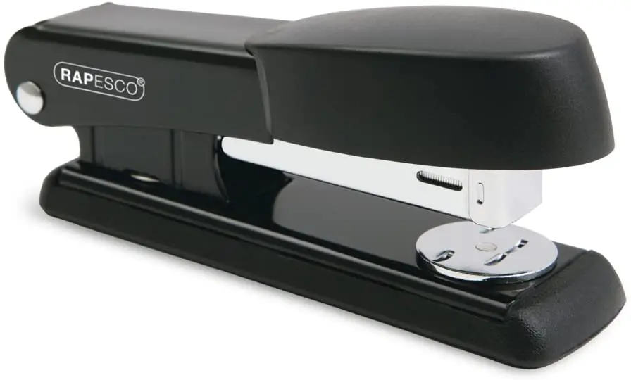 Rapesco Bowfin Grapadora Metalica de Sobremesa - Hasta 25 Hojas - Grapas 26/6, 24/6 - Grapado Cerrad