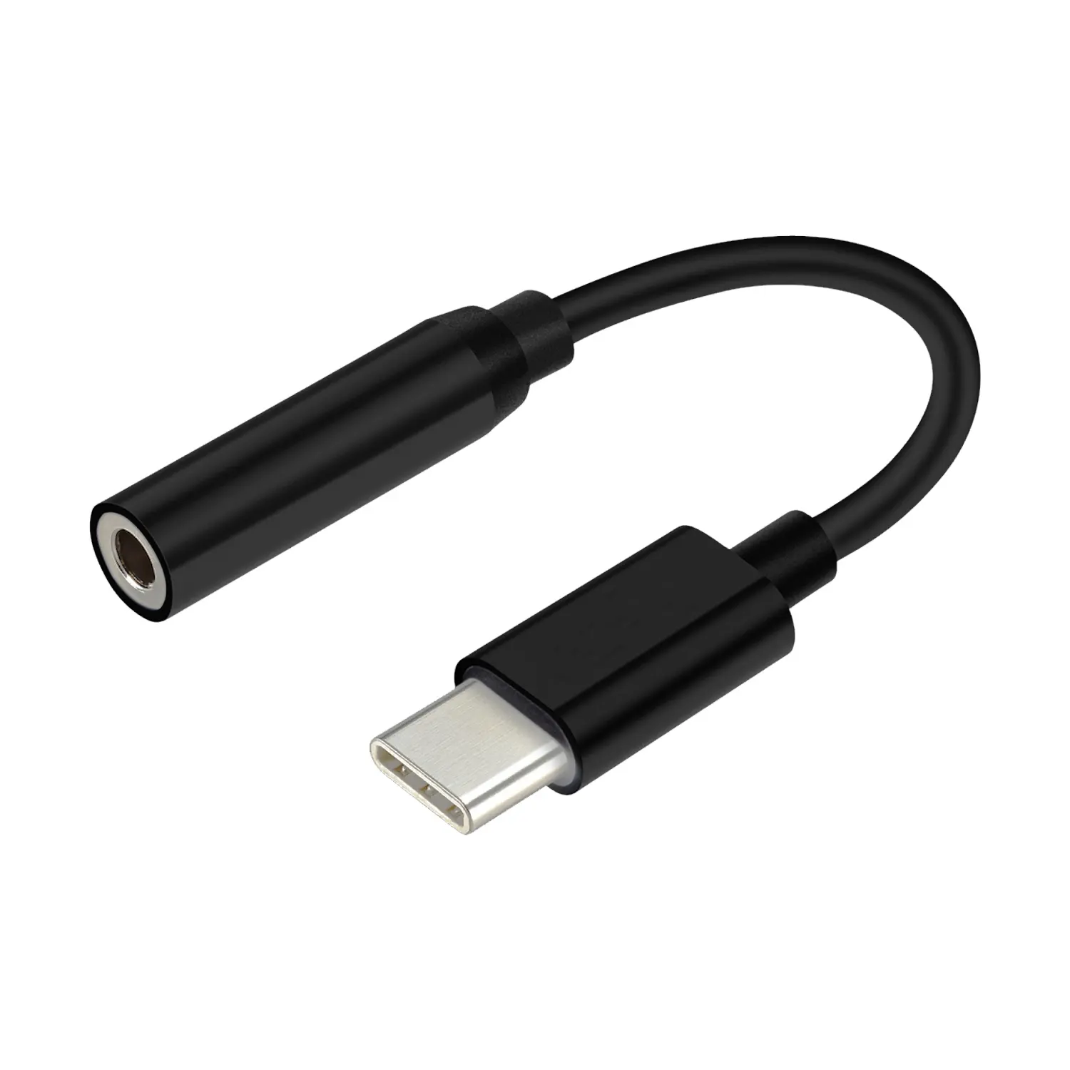 Aisens Conversor USB-C a Audio - Frecuencia de Muestreo 384KHz 32Bit - USB-C/M-JACK 3.5/H - 15cm - C