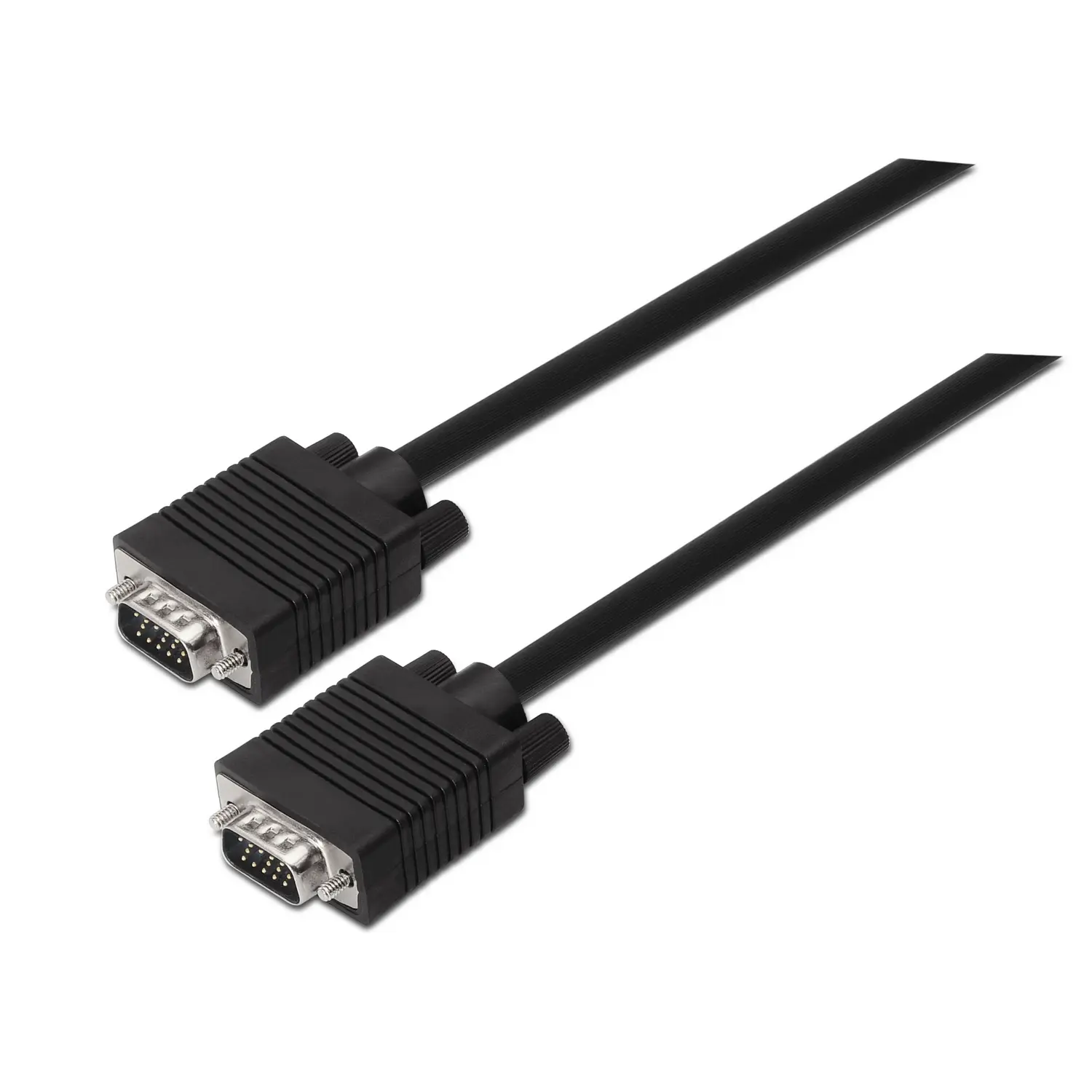 Aisens Cable SVGA - HDB15/Macho-HDB15/Macho - 1.8m para Monitor - Televisor y Proyector - Color Negr