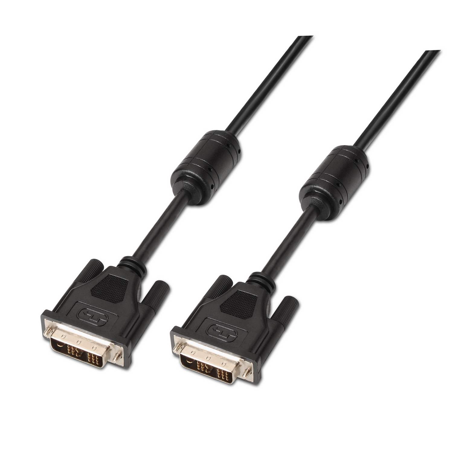 Aisens Cable DVI Single Link 18+1 con Ferrita - DVI-D Macho a DVI-D Macho - 1.8m - (1920x1200) - Col