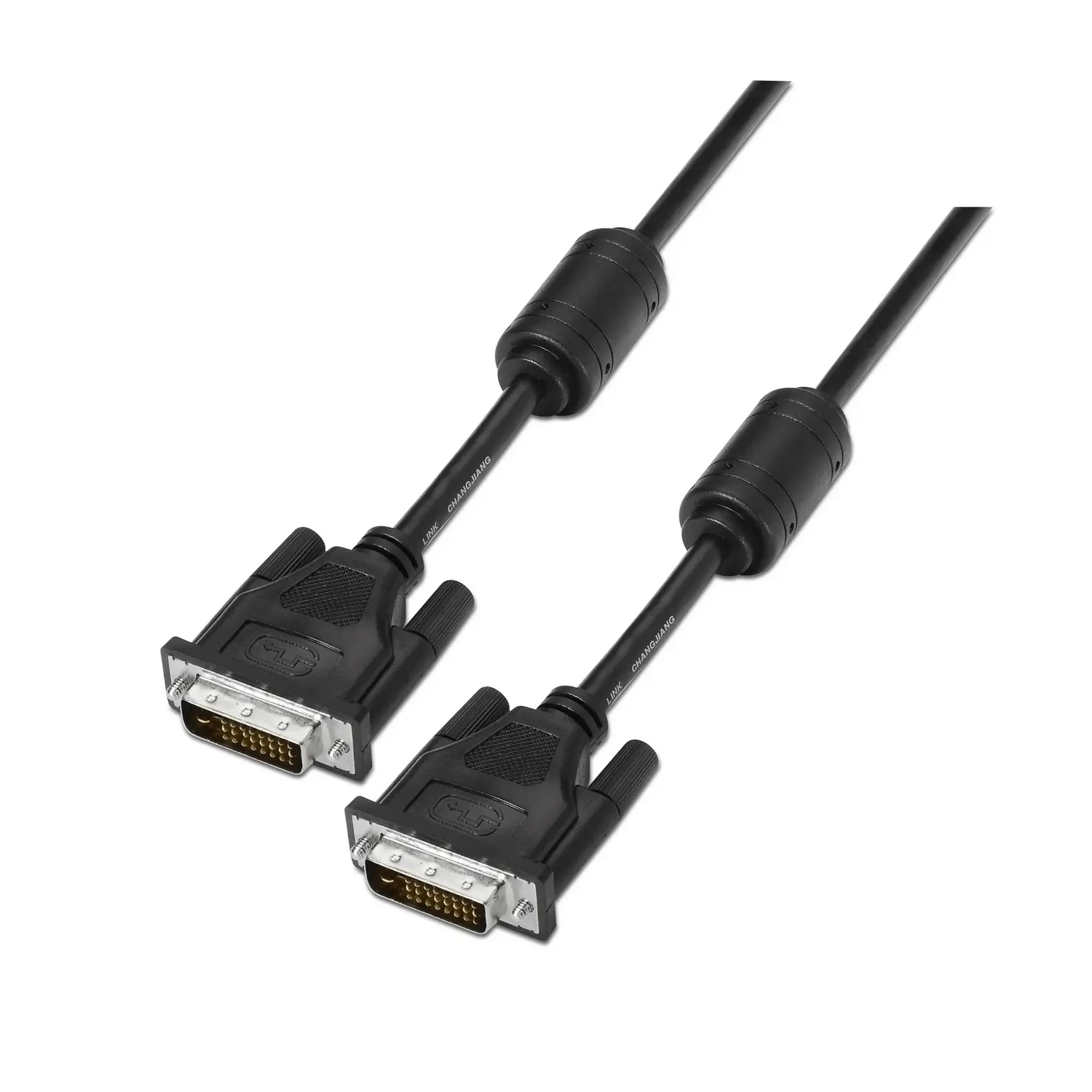 Aisens Cable DVI Dual Link 24+1 con Ferrita - DVI-D Macho a DVI-D Macho - 1.8m - (2560 x 1600) - Col