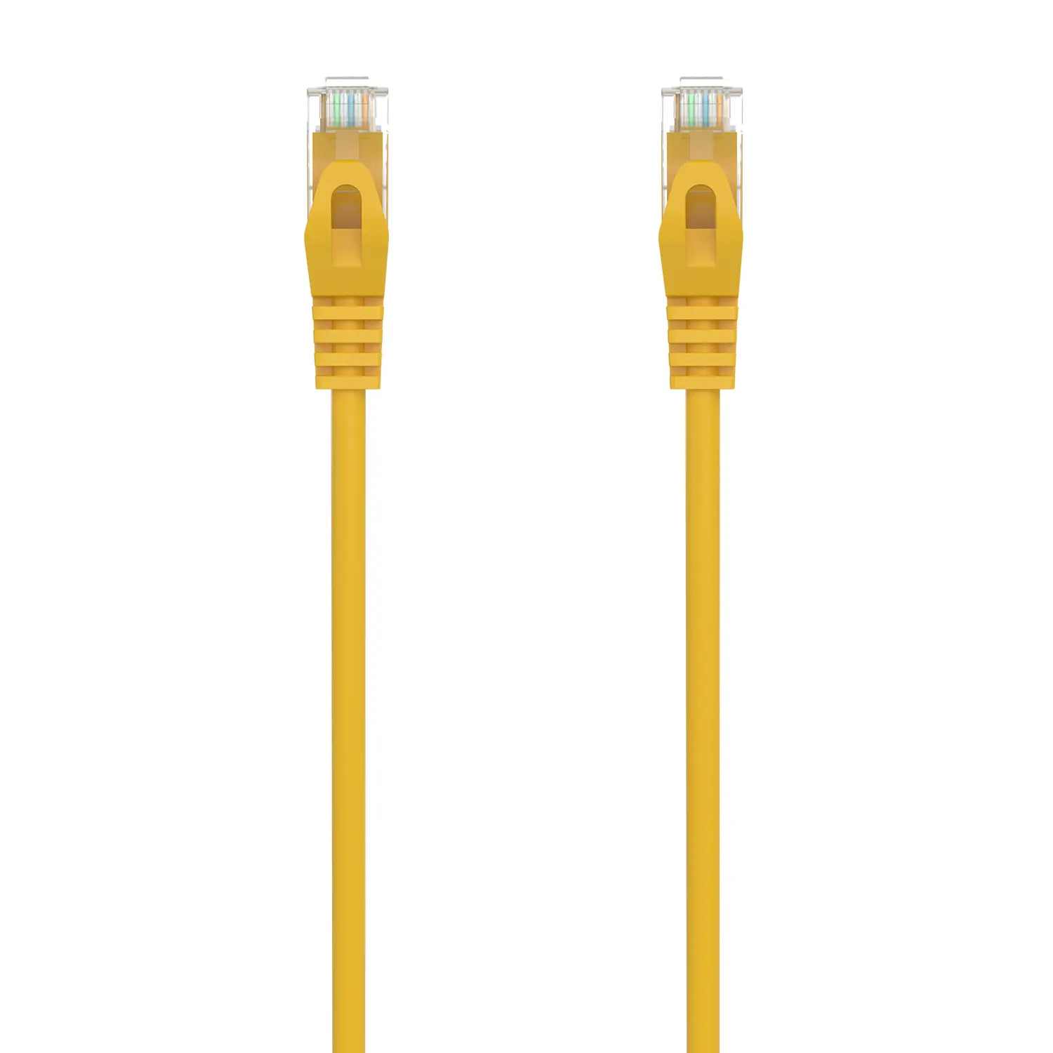 Aisens Cable de Red Latiguillo RJ45 LSZH CAT.6A 500 MHZ UTP AWG24 - 25CM - Color Amarillo