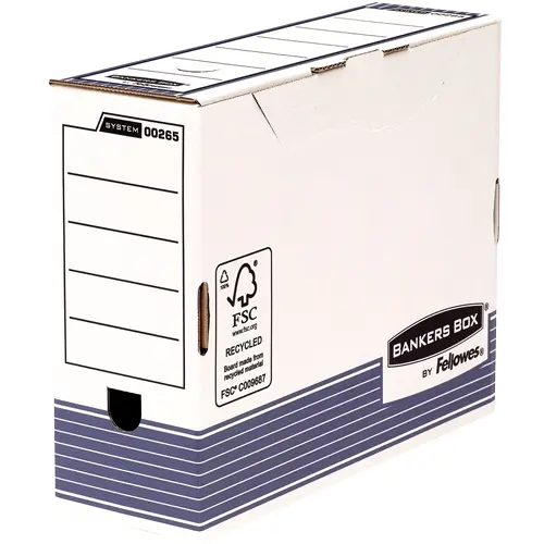 Fellowes Bankers Box Caja de Archivo Definitivo 100mm A4 - Montaje Automatico Fastfold - Carton Reci