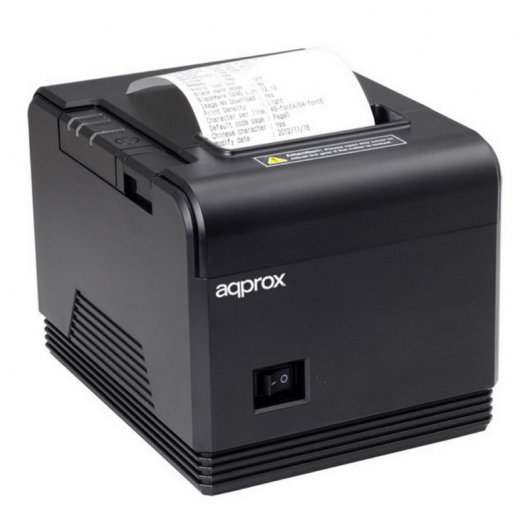 Approx Impresora Termica de Recibos - Resolucion 203dpi - Velocidad 200mm/s - USB, RS232 y RJ11 - Au
