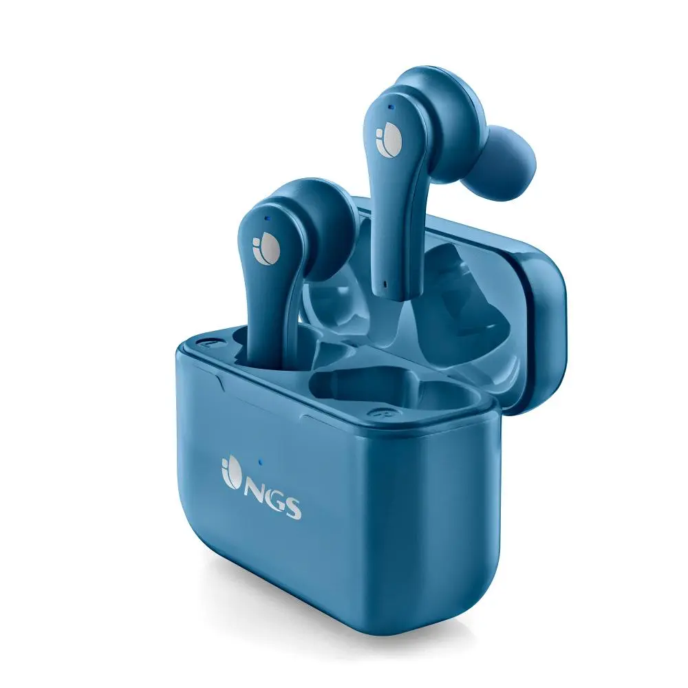NGS Artica Bloom Azure Auriculares Intrauditivos Bluetooth 5.1 TWS - Manos Libres - Asistente de Voz