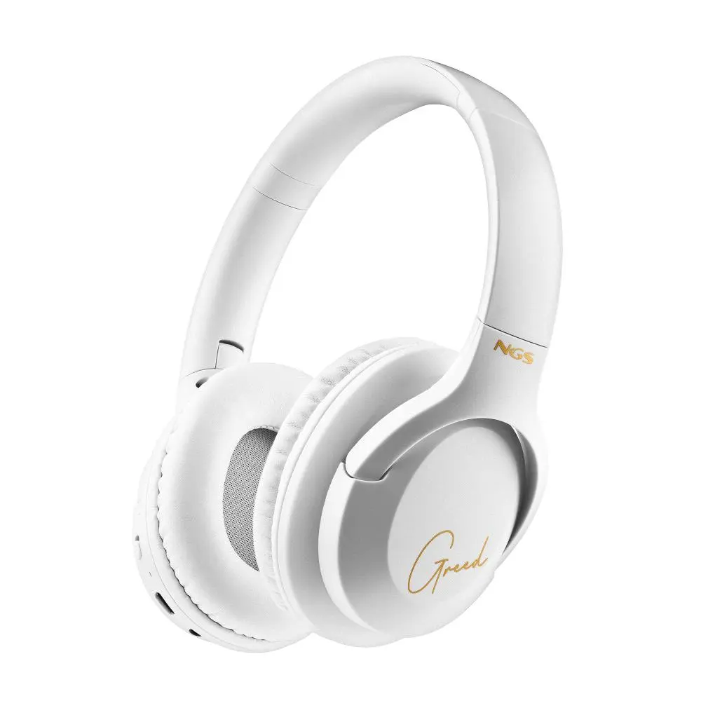 NGS Artica Greed Auriculares Bluetooth 5.1 con Microfono - Diadema Ajustable - Almohadillas Acolchad
